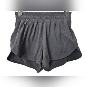 Lululemon Track That High Rise Lined Short 3" Black Size 6